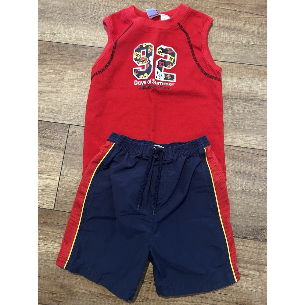 Vintage 90s Mckids Outfit Tank And Shorts Size 5
